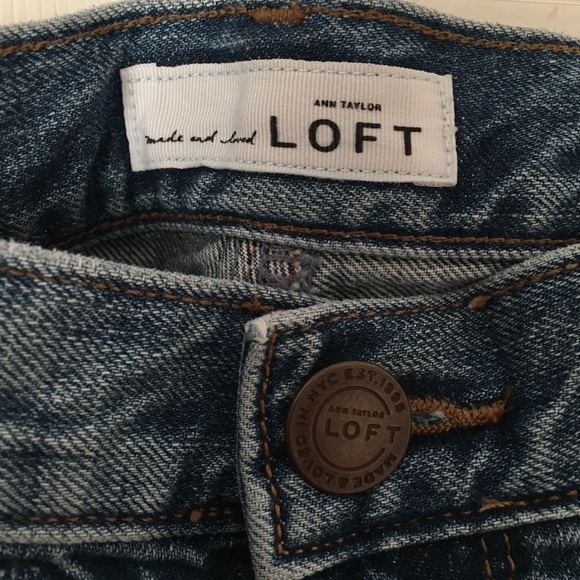 LOFT high waist boyfriend jeans - Picture 3 of 5